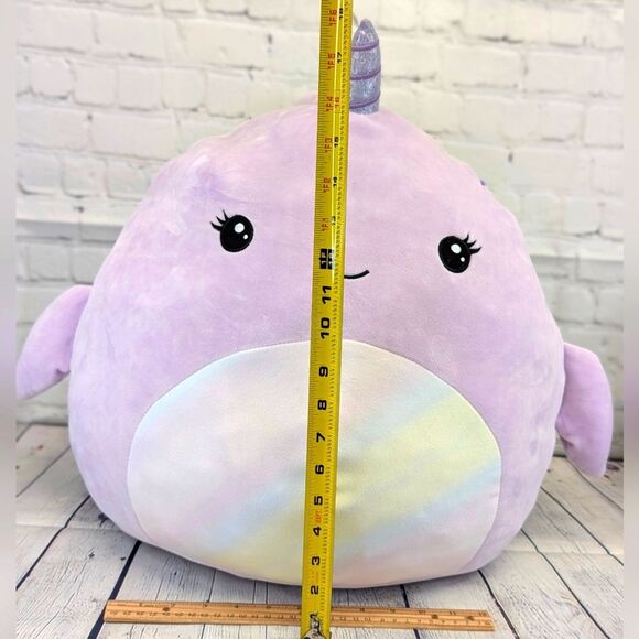 Naomi the Narwhal 16" Squishmallow - Picture 9 of 9